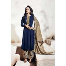 Navy Blue Festive Pakistani Designer Shalwar Kameez Navy Blue Festive Pakistani Designer Shalwar Kameez