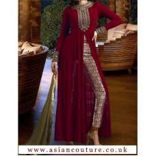 Maroon Indian Ethnic Party Suit
