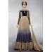 Gold and Blue Indian Wedding Bridal Gown