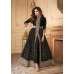 Black Indian Designer Party Wear Front Slit Anarkali Dress Black Indian Designer Party Wear Front Slit Anarkali Dress