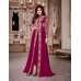 PINK BURGUNDY PAKISTANI DESIGNER SLIT STYLE ANARKALI SUIT PINK BURGUNDY PAKISTANI DESIGNER SLIT STYLE ANARKALI SUIT