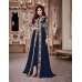 BLUE INDIAN DESIGNER SLIT STYLE ANARKALI SUIT READYMADE MEDIUM IN STOCK  