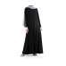 Plain Black Jersey Abaya