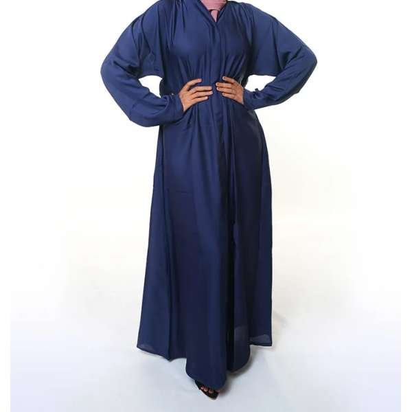 Navy Blue Modest Abaya