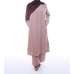 Light Peach East Line-Women Modest Co-Ord Set