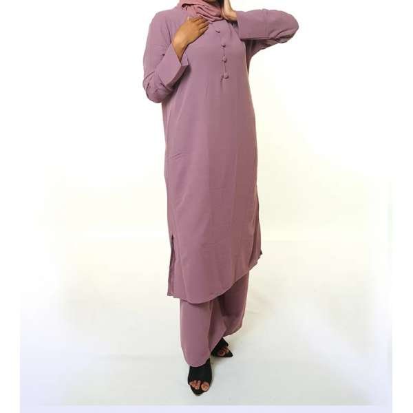 Lilac Pink Pakistani Ladies Co-ord Outfit