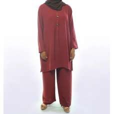 Maroon Stylish Women's Co-Ord Dress Set Maroon Stylish Women's Co-Ord Dress Set