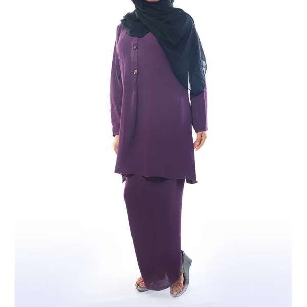 Purple Ladies Modest Co-Ord Outfit
