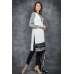Black White Floral Salwar kameez Party Suit 