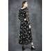 Black Floral Dress Long Anarkali Readymade 