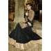 Black Fancy Festive Wear Lehenga Style Anarkali Suit