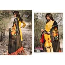 Yellow Cotton Printed Summer Casual Wear Suit