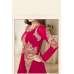 PINK HEAVY EMBROIDERED FLOOR LENGTH ANARKALI DRESS