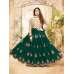 Zareen Kahn Beige and Green Royal Anarkali Wedding Wear Gown