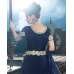 Navy Blue Heavy Embroidered Anarkali Suit