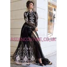 Z-12004 BLACK ZOYA EID AND WEDDING WEAR DRESS