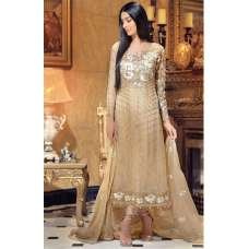 Z SANOBAR 2023 GOLD BEIGE PREMIUM GEORGETTE PAKISTANI STYLE SUIT