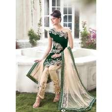 ZE10001 Green Zoya Splash Wedding Wear Dress (replica)