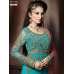 4302 SKY BLUE "CELEBRITY ISSUE” FLOOR LENGTH EMBROIDERED ANARKALI SUIT