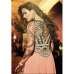 DSAL 402 Peach Glossy Georgette Salwar Kameez Suit