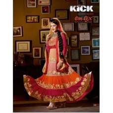 Light Pink Jacqueline Fernandez KICK Anarakali Dress