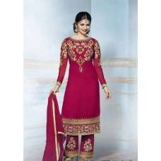 Red & Gold Indian Punjabi Style Wedding Salwar Suit