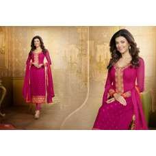 Pink Sushmita Sen Pure Georgette Straight Suit