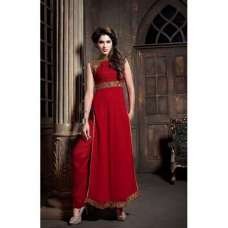 ZMA2108 Red DEBONAIR WITH MASKEEN WEDDING WEAR DESIGNER DRESS