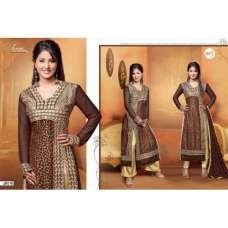 Iced Coffee Brown HASEENA 2 PARTY WEAR SHALWAR KAMEEZ 