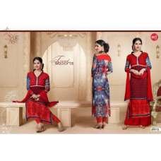 Red HASEENA 2 PARTY WEAR SHALWAR KAMEEZ 