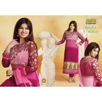 Pink  AYESHA TAKIA Tashan PARTY WEAR SEMI STITCHED SHALWAR KAMEEZ 