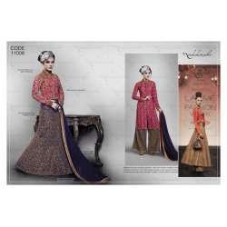 Nakkashi Designer Dresses Slit Maxi Gowns 