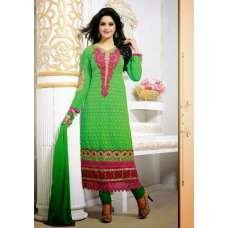 Green Tamanna 2 Georgette Long Length Salwar Kameez