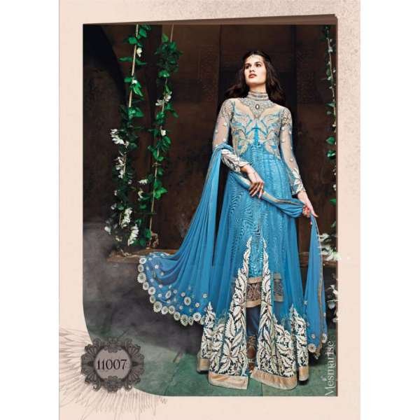 Serenity Blue ZOYA SAPPHIRE WEDDING WEAR DESIGNER DRESS