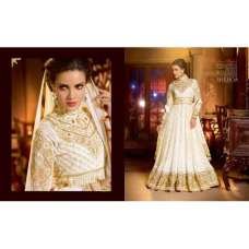White SHENOA WEDDING WEAR HEAVY EMBROIDERED DESIGNER DRESS White SHENOA WEDDING WEAR HEAVY EMBROIDERED DESIGNER DRESS