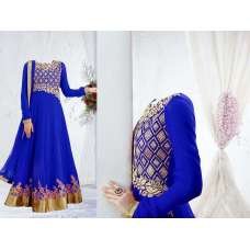 Blue Anakari Party Wedding Wear Dress