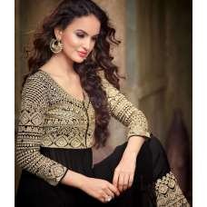 Black Long Kameez Suit Pakistani Designer Evening Dress Black Long Kameez Suit Pakistani Designer Evening Dress