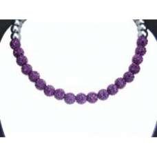 Full New Purple Real Crystal Necklace Full New Purple Real Crystal Necklace