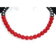 Full New Red Real Crystal  Necklace
