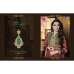Green & Maroon Embellished Georgette Anarkali Suit