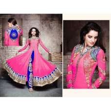 Pink Z1001 Zeel Gorgeous Long Flowing Dresses 