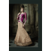 Purple & Brown Indian Desi Wedding Lehenga Dress