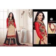 Red & Black Indian Wedding Palazzo Suit