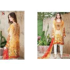 Yellow Printed Cotton Summer Salwar Suit Yellow Printed Cotton Summer Salwar Suit