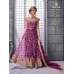 Purple Indian Party Dress Designer Embroidered Net Gown Purple Indian Party Dress Designer Embroidered Net Gown