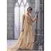 Beige Designer Anarkali Dress Indian Palazzo Trouser Suit Beige Designer Anarkali Dress Indian Palazzo Trouser Suit
