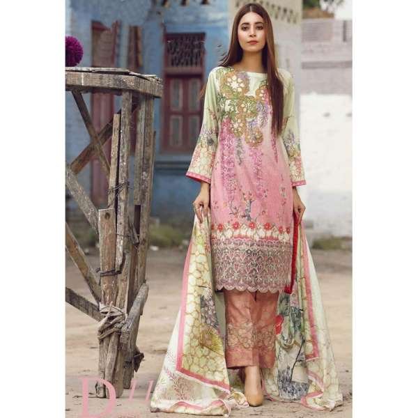 ESHAISHA D-11 LUXURY LAWN EMBROIDERED SUMMER WEAR SUIT