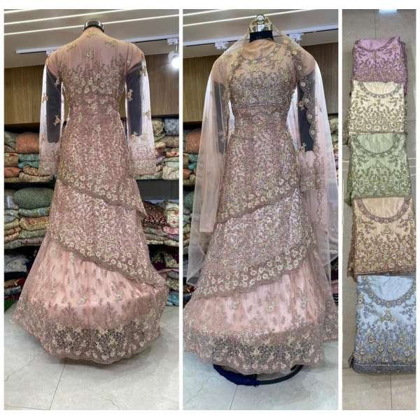 Fancy Indian Bridesmaid Wedding Lehenga Gown