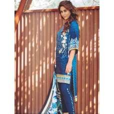 FM-17 BLUE KAREENA KAPOOR STYLISH SPRING SUMMER READY MADE LAWN SUIT