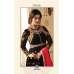 ZGS9012 BLACK GLOSSY SIMAR HEAVY EMBROIDERED AYESHA TAKAI ANARKALI STYLE GOWN